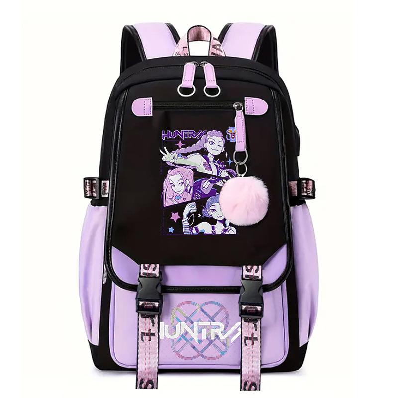 Witch Hunters Printed Korean Edition School Bag Academy Wind Large Capacity Junior High School Student Ridge Backpack