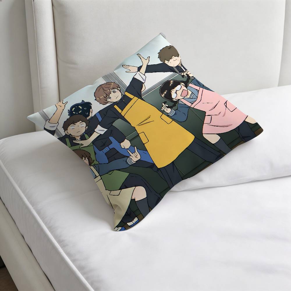 Go For It Nakamura Aiki Hirose Decorative Square Pillow Cover Modern Cushion Case for Living Room Bedroom