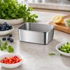 SingleCompartment Stainless Steel Food Container Microwave 500 Ml Storage