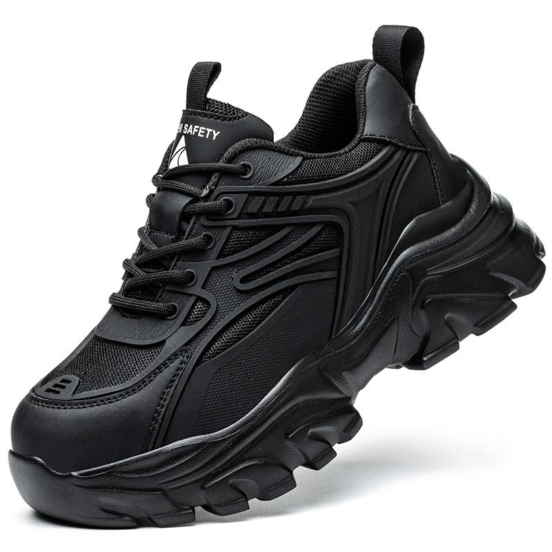 Women Safety Shoes For Work Safety Boots Breathable Steel Toe Puncture Proof Sport Work Sneakers Construction Tactical Boots