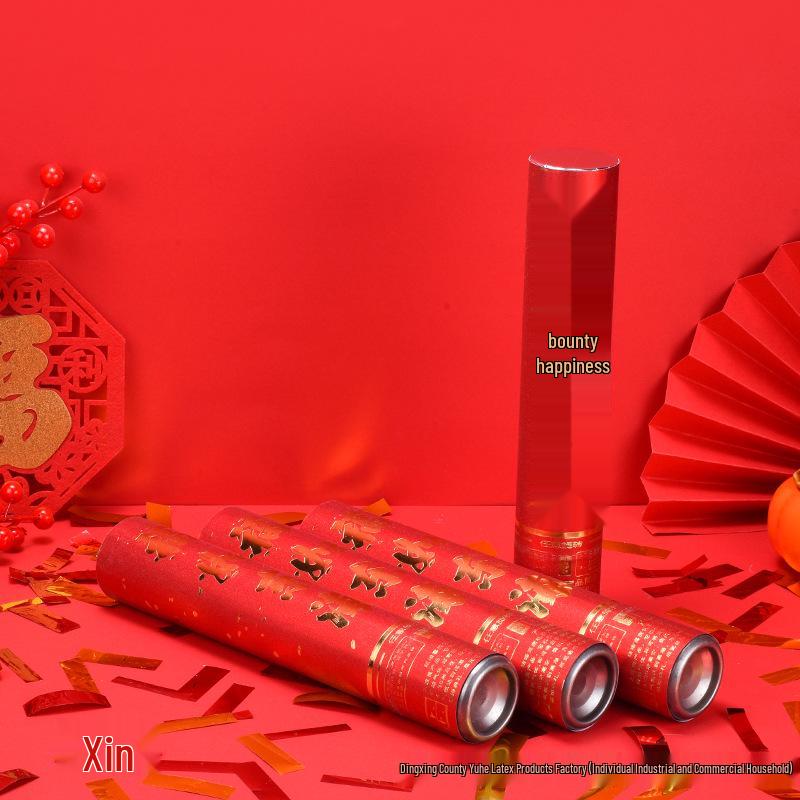 Elder Birthday Celebration Confetti Cannon – Handheld Decoration for a Festive Atmosphere