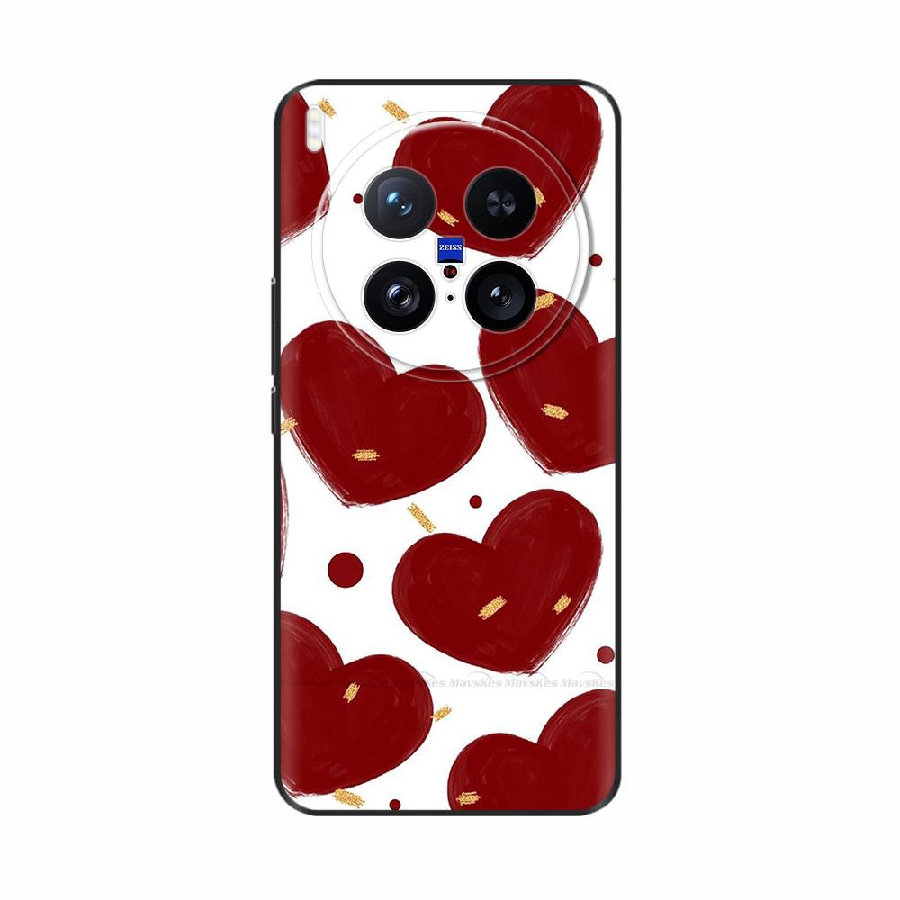 For VIVO X200 Ultra Case Cute Cartoon Painted Back Cover For VIVO X200 Pro Mini X100 Ultra Shockproof Shell Bumper Fundas Para