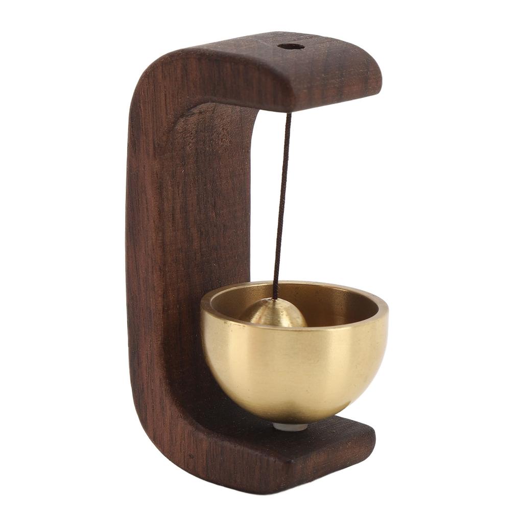 Shopkeepers Bell Clear Pleasant Sound Magnetic Wood Doorbell for Store Entrance Home Garden