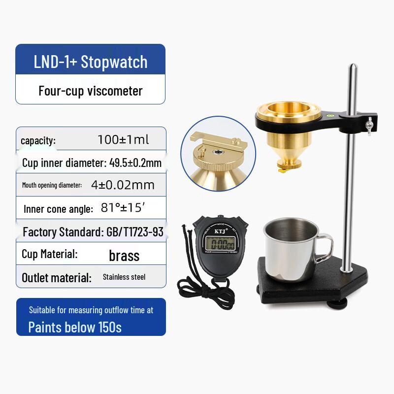 Desktop Coating Four Cup Viscometer with Stopwatch