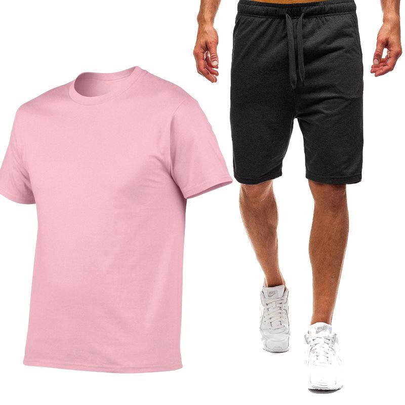 

2023 Men s Summer Fashion Short Sleeve & Long Pants Set for Teen Outdoor Sports XXXL