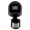 Détecteur mouvement IP44 - tête orientable - 1200W - Noir - Zenitech