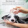 Bathroom Dog Cat Bathing Massage Glove Brush Soft And Safe Silicone Pet Brush