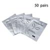 50 paia per confezione Patch per gli occhi sotto gli occhi Forniture per extension ciglia Strumenti per il trucco Linguette per patch per extension ciglia Cuscinetti in gel per baccelli per ciglia