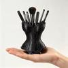 Dressing Table Storage Gothic Corset Pen Holder, 3D Printed Vintage Dark Makeup Brush Creative Office Supplies Decorative Desk Organizer for