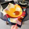Fashion Print Silk Hairbands Scarf Women  Spring New Elagant Floral Bandana Neck Kerchief Head Bands Foulard Female Scarfs