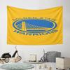 Golden State Warriors Logo Tapestry Pattern Wall Hanging Tapestry Decorative Tapestry Home Decor for Bedroom and Living Room
