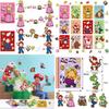 Super Mario Cartoon Stickers Fun And Interactive Puzzle Stickers For Parent-child Bonding