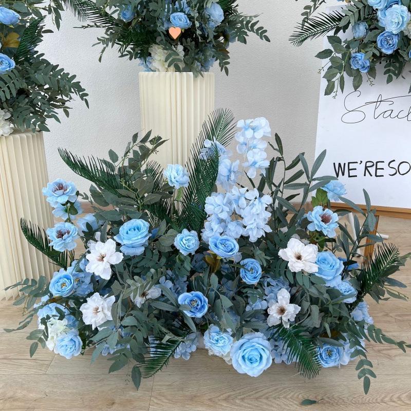 Silk Floral Arrangement for Wedding Aisle or Banquet Decoration