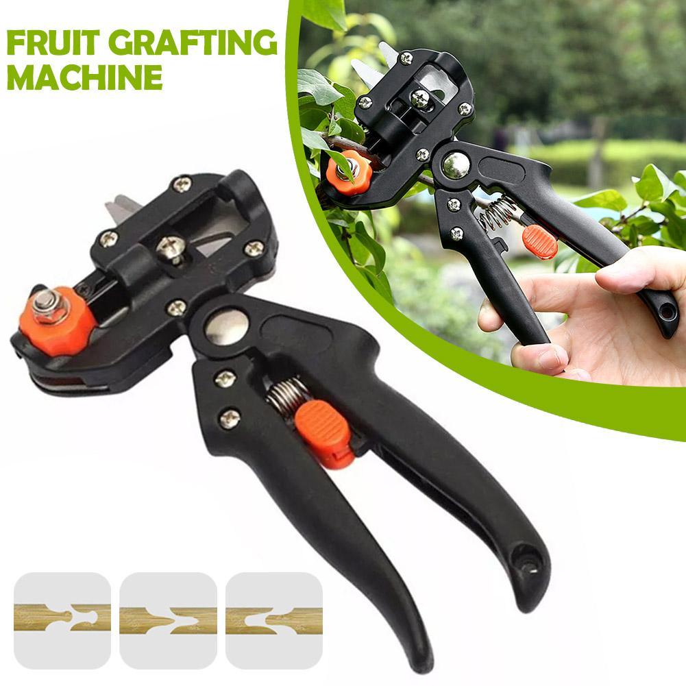 Multi-functional Garden Trimmer Pruning Grafting Scissors Portable Fruit Tree Seedling Grafting Tool Gardening Pruning Equipment чёрный