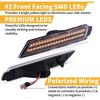 High Brightness Waterproof LED Side Marker Lamps Amber Light High Durability Clear Housing Improved Vehicle Visibility
