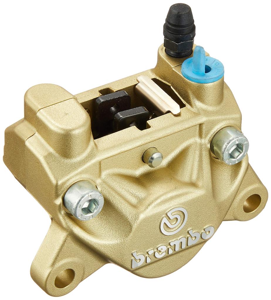Brembo Casting 2-piston Caliper, Rear, Gold, 2-pot, Type, 20.5161.43