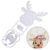 Christmas Cutting Dies Reindeer Die Cuts Templates for Card Making Scrapbooking DIY Papercraft Album Crafts
