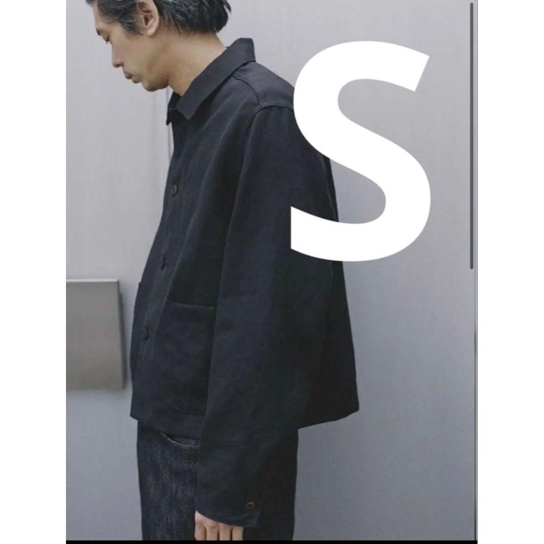 LINEN CROPPED CHORE JACKET