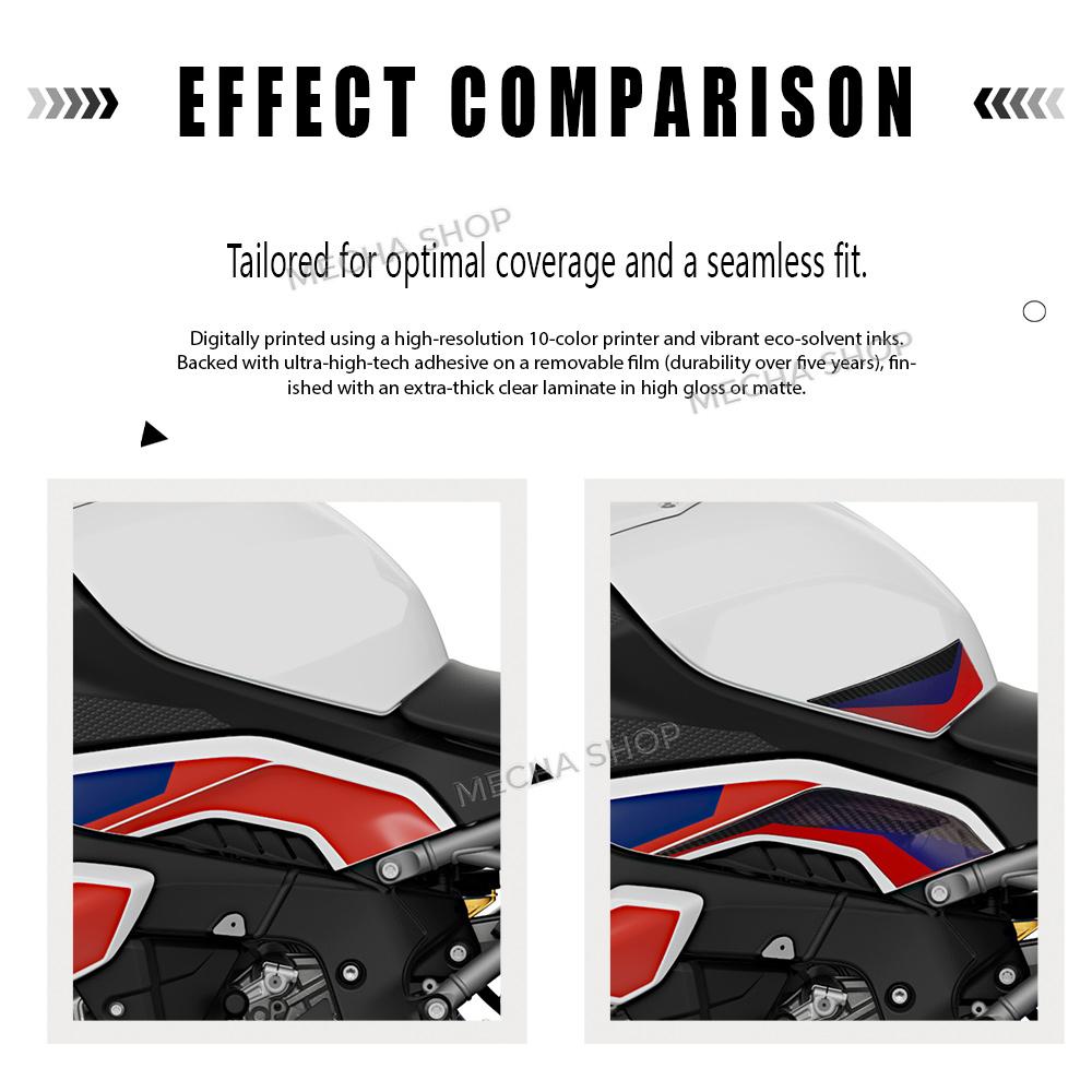 For M1000R 2026 Accessories S1000R Motorcycle Tank Pad Protection Waterproof 3D Gel Sticker