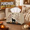 1pc Party Tissue Box,Autumn Thanksgiving Country,Multifunctional Tissue Holder,Black Cat Pumpkin Forest Path,Outdoor Party Supplies, Everyday Desktop 