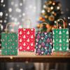 Christmas Kraft Paper Gift Bags Merry Christmas Decorations for Home 2025 Xmas Gift Candy Handy Bags Navidad Natal New Year 2026