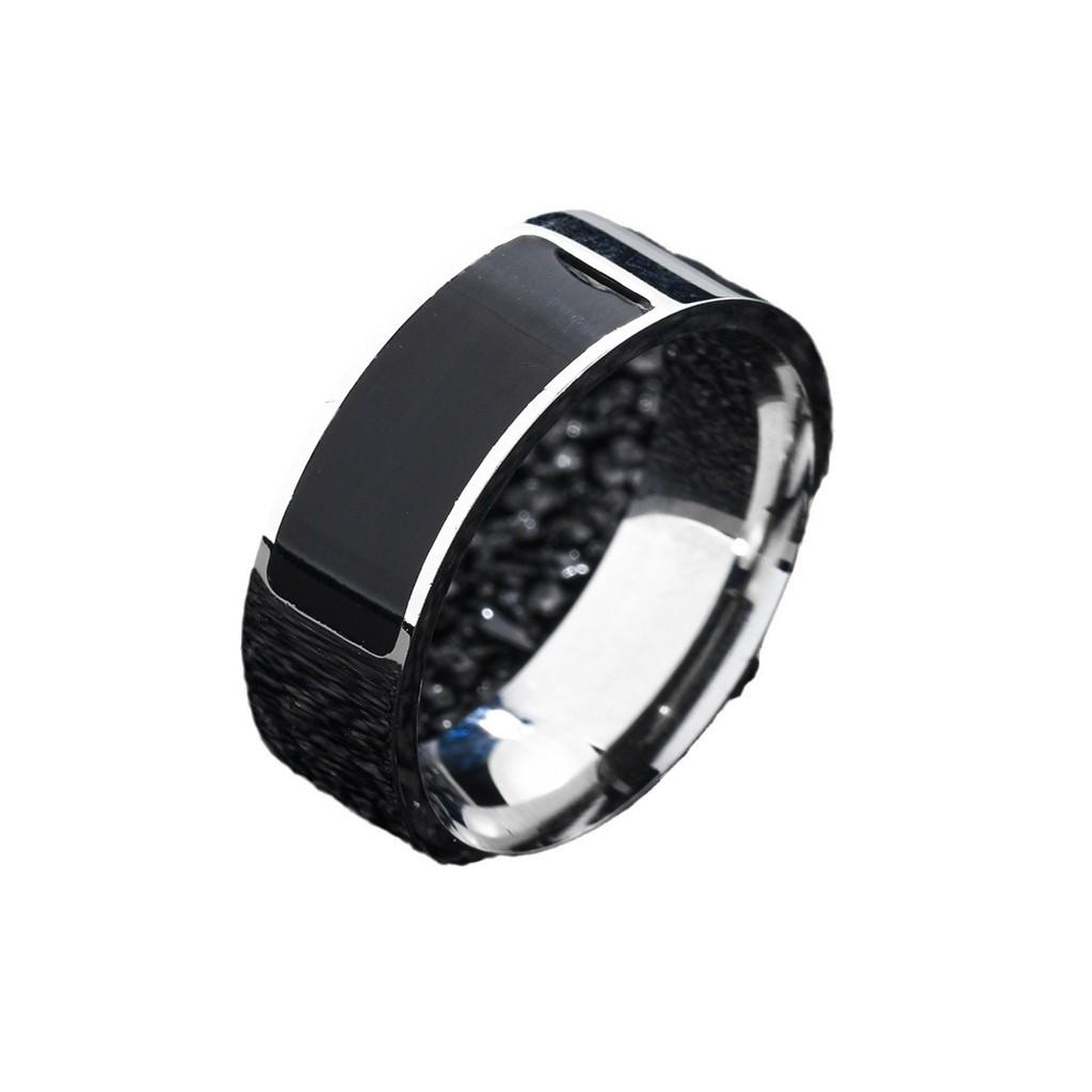 Stainless Steel Nfc Smart Ring With Gold Plating For Unisex Tech Accessories