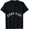 Thug-Life T-Shirt - Women's Black Short Sleeve Classic Fit T-Shirt - Rap-Music Themed T-Shirt - Size Small