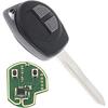 2 Buttons Keyless Uncut Flip Remote Key Fob with ID46 Chip for Suzuki Swift SX4 Alto JIMNY Vitara IGNIS Splash 2007-2013 433MHz
