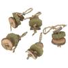 5Pcs Rabbit Chewing Grass Cake Skewers Safe Healthy Pet Snacks Toys for Pet Rabbits Hamster