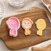 Christmas Molds Set with 3D Snowflake, Key and Sleigh Designs, Embossed Holiday Baking Molds