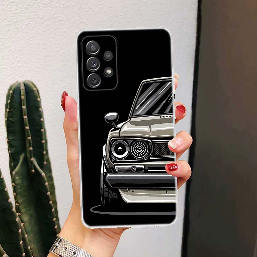 JDM Tokyo Drift Sports Car Male Men For Samsung Galaxy A16 A15 A14 A13 A56 A55 A54 A53 Phone Case A36 A35 A34 A33 A26 A25 A24 A2
