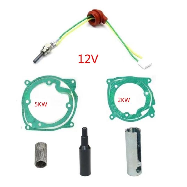 8Pcs Car Air Heater Gasket 12V Ceramic Glow Plug 2kw 5KW Air Parking Heater Kits