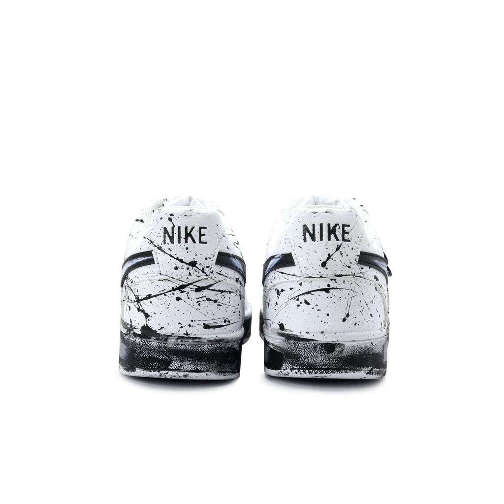Nike Court Vision Ink World Pu Height Increasing Support Abrasion Resistant Slip Resistant Low Top Skateboard Shoes DH2987-101(teamGTR)