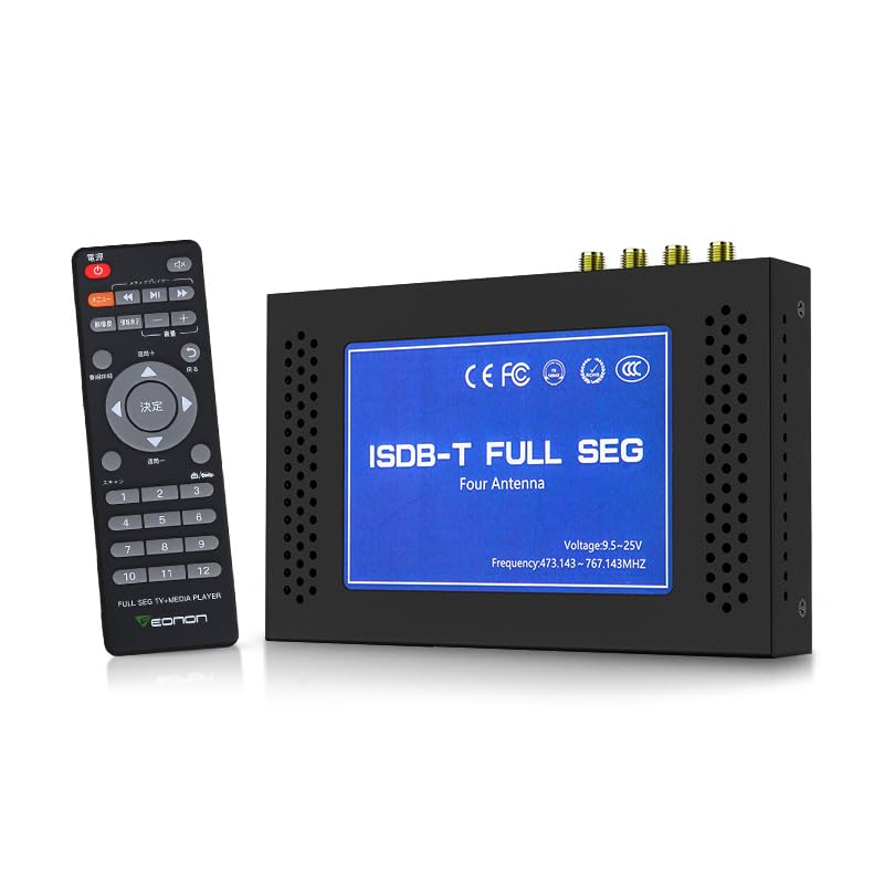 Eonon Terrestrial Digital TV HDMI Terrestrial DC 12V To 24V Automatic Simultaneous Reception Power High Performance High High A500 Tuner, Full-seg