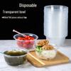 Aoran Clear Thickened Disposable Plastic Bowls