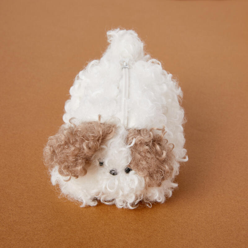 Flauschiger Mini-Beutel (beige) (37003238)