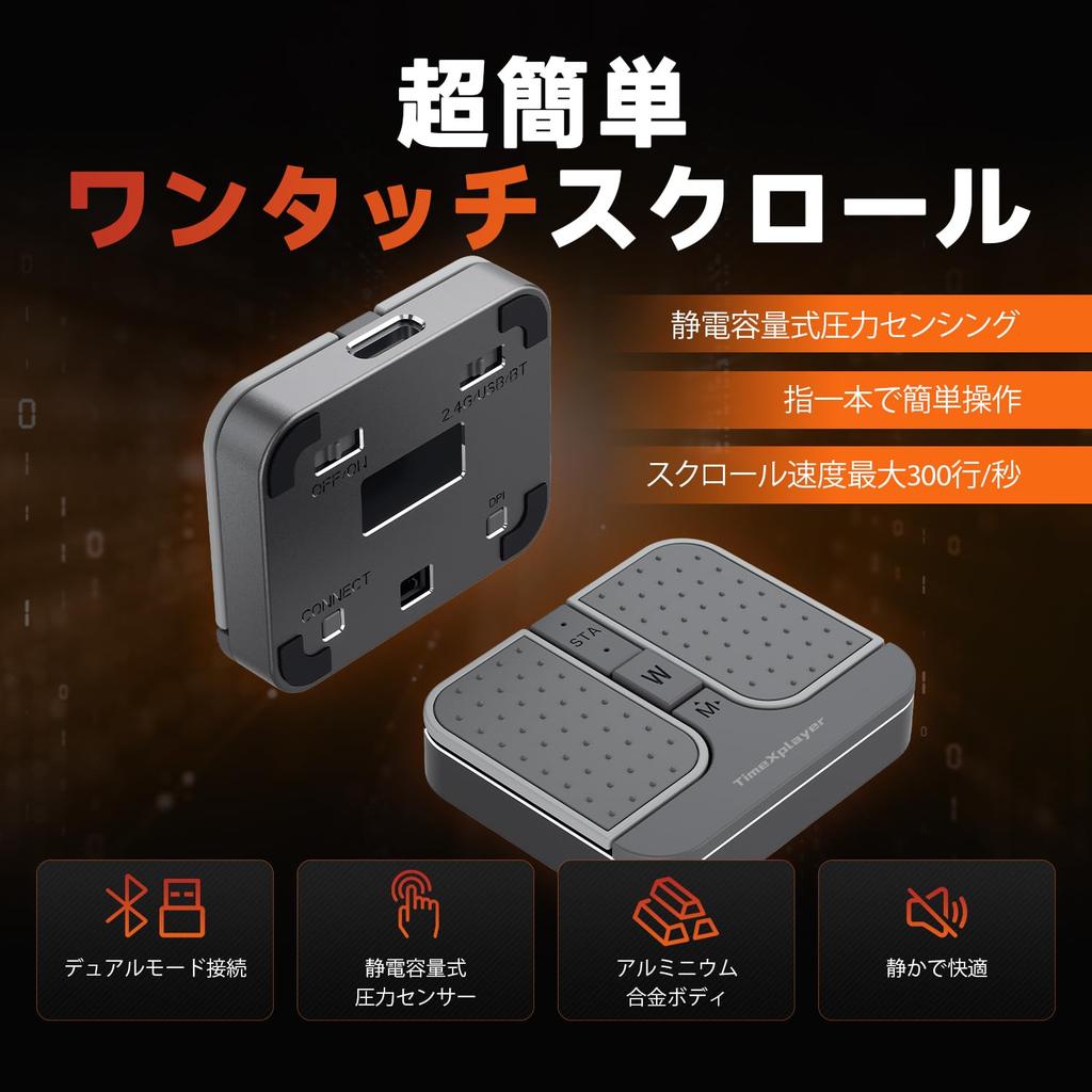 Mini Square Mouse - 2.4 GHz Wireless Connection, Dual Bluetooth Connection, Compatible with All Major Operating Systems - High-Precision Sensor,