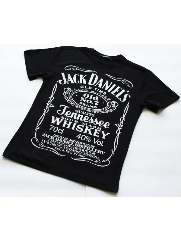 Jack Daniel`s viskija cienītāju T-krekls, logotips