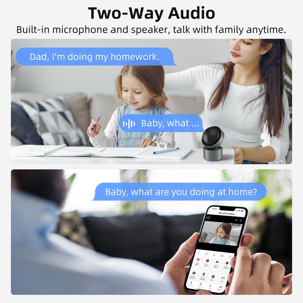 5MP 5G Wifi Tuya Smart Home Vnitřní Dohledová Kamera Bezdrátový IP Bezpečnostní Monitor AI Detekce Osob Automatické Sledování