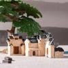 9pcs/set Retor Mini Old City Gate Decorative Ancient House Archway  Fairy Garden