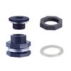 5Pcs Fish Tank Bulkhead Pipe Joint PVC Plastic Water Tank Connector Garden Spigot Adapter 3/4inch Water Tank Joint