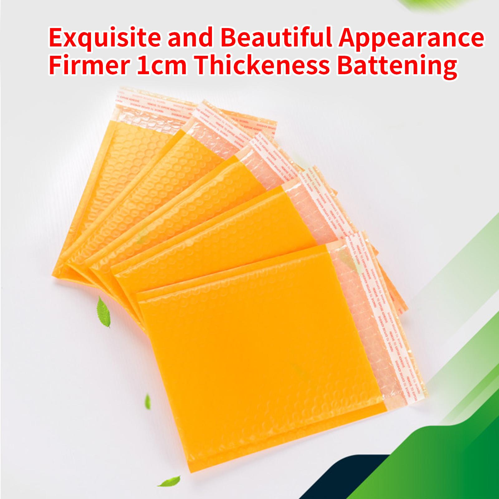 

Пузырчатые почтовые пакеты Мягкий почтовый конверт Пакет PolyMailer Самоклеящиеся почтовые подарочные пакеты для доставки Журнальный почтовый пакет с подкладкой жёлтый