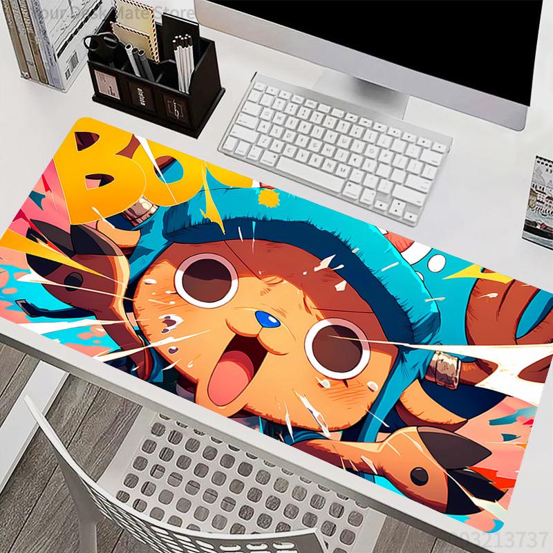 Mousepad Laptop Office Cabinet Keyboard Pad PC Desk Mat Large Mouse Pad One Piece Tony Tony Chopper Non-slip Rubber Extended Pad