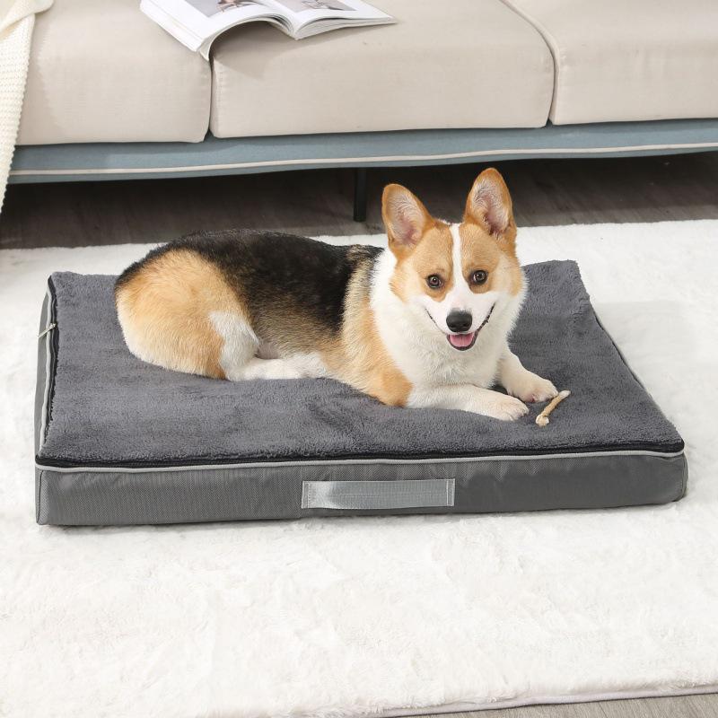 Waterproof Memory Foam Pet Bed: Removable & Washable Pad for Dogs & Cats - Ideal for Large Breeds In Autumn/Winter