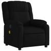 Massage Relax Chair Black Fabric
