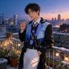 Cosplay kostým Love And Deepspace Xavier z recyklované sněhové chenilkové látky pro anime hru Role Play