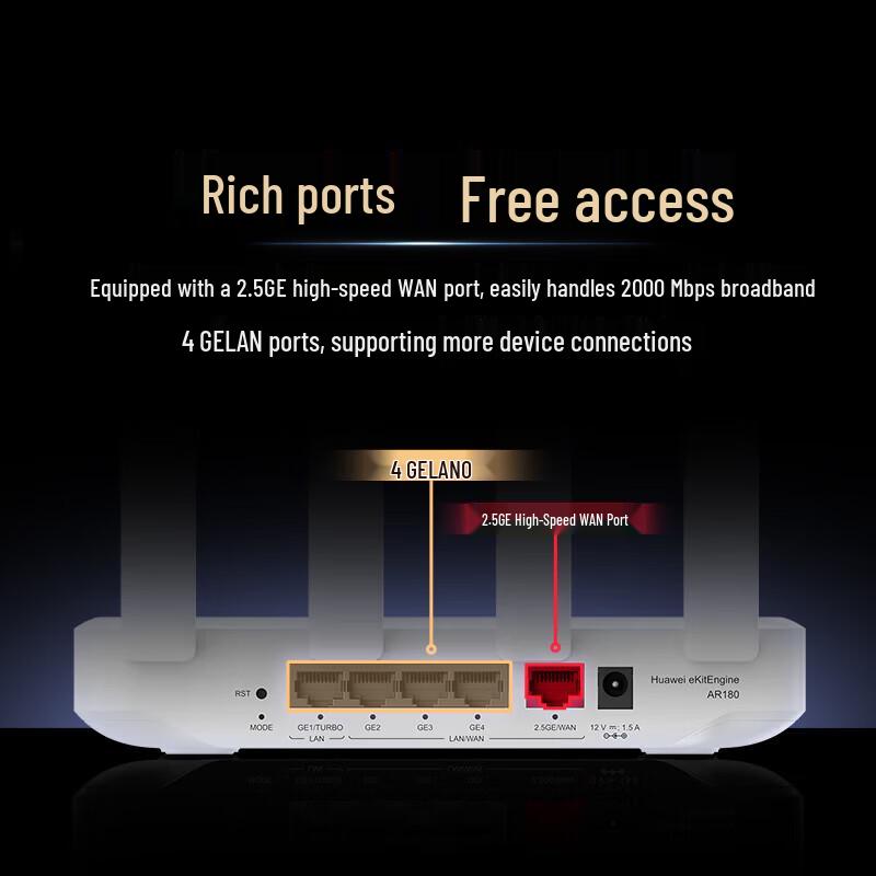 Huawei Kunling AR180 BE3600 Wi-Fi 7 Enterprise Router (CN Version)