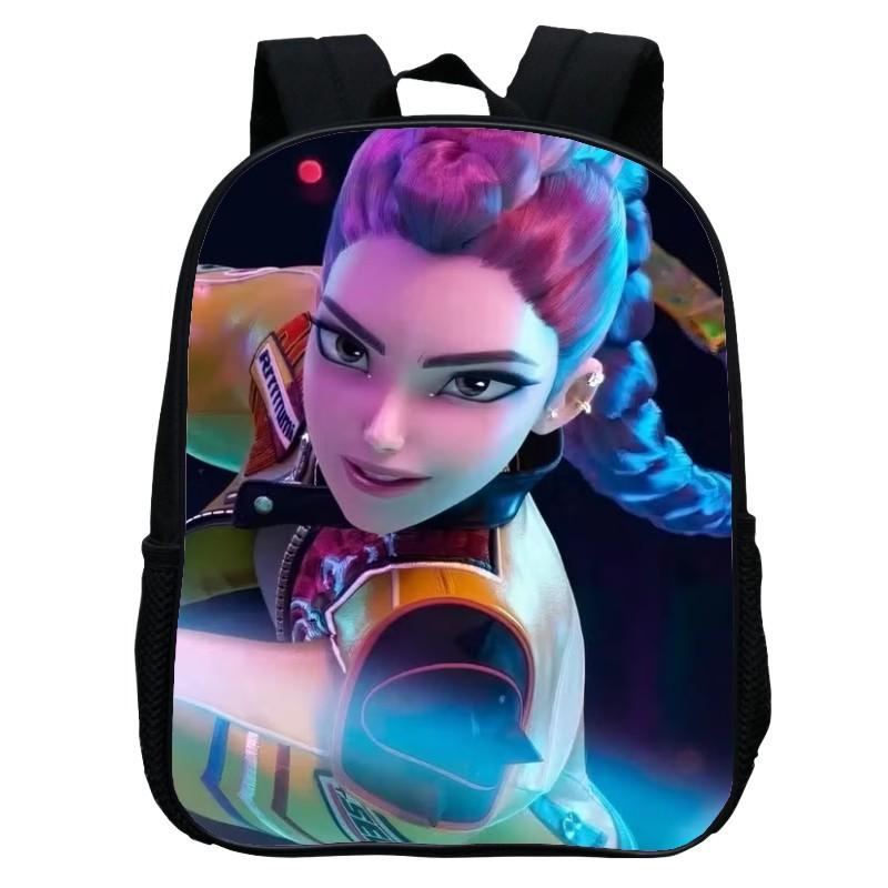 Printed Witch Hunters Huntrix Kpop Kindergarten Bag, Cartoon 12-inch Backpack Lightweight