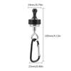5-20PCS Strong Magnetic Hooks Keychain Outdoor Tent Canopy Carabiner Camping Light Hook Magnet Bearing Hanger D Type Lock Buckle