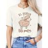 Letter Print T-shirt, Short Sleeve Crew Neck Casual Top for Summer & Spring, Women's Clothing